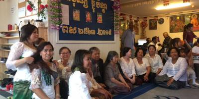 Photo: Cambodians in Norway at Khmer Buddhist Center, November 2019